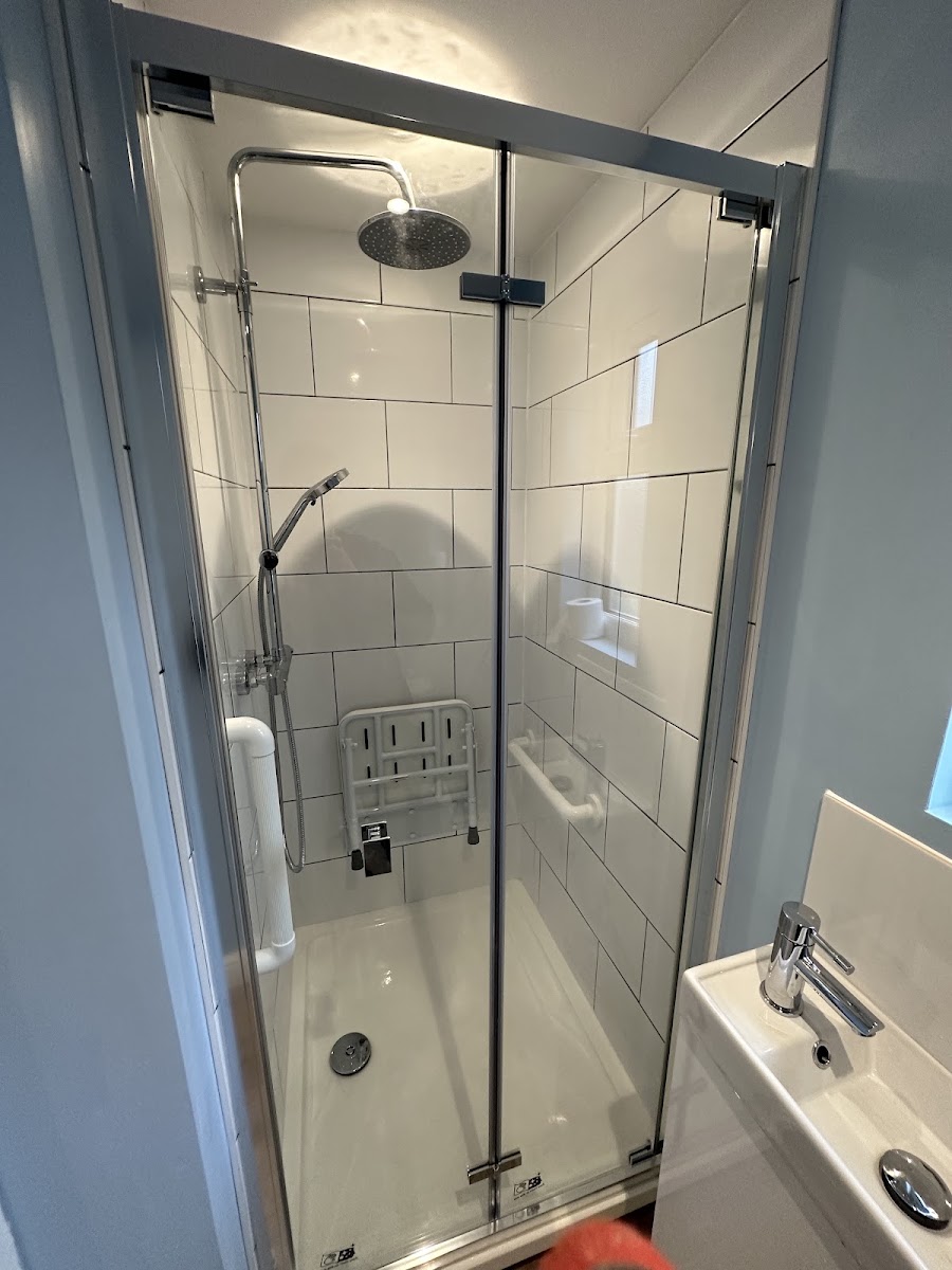 Tiled shower installation completed by MJJ